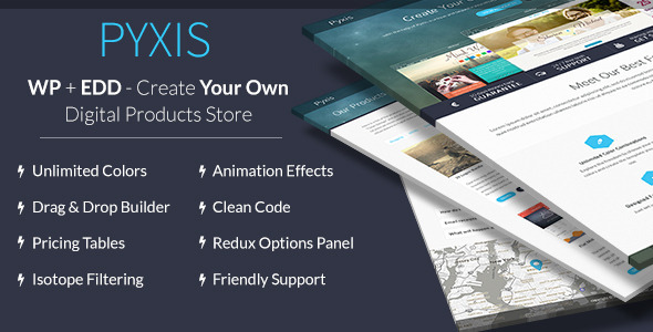 Pyxis - A Creative Digital Products Shop & Blog